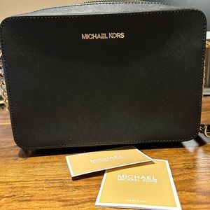 Used once - Black Michael Kors Cross Body Bag